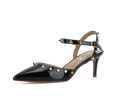 Studded Mid Heel Slingbacks - Kaitlyn Pan Shoes