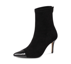 Two Tone Ankle Boots - Kaitlyn Pan Shoes