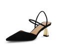 Gabby Plated French Heel Sandals - Kaitlyn Pan Shoes