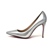 Silver Pink Sole High Heel - Final Sale - Kaitlyn Pan Shoes